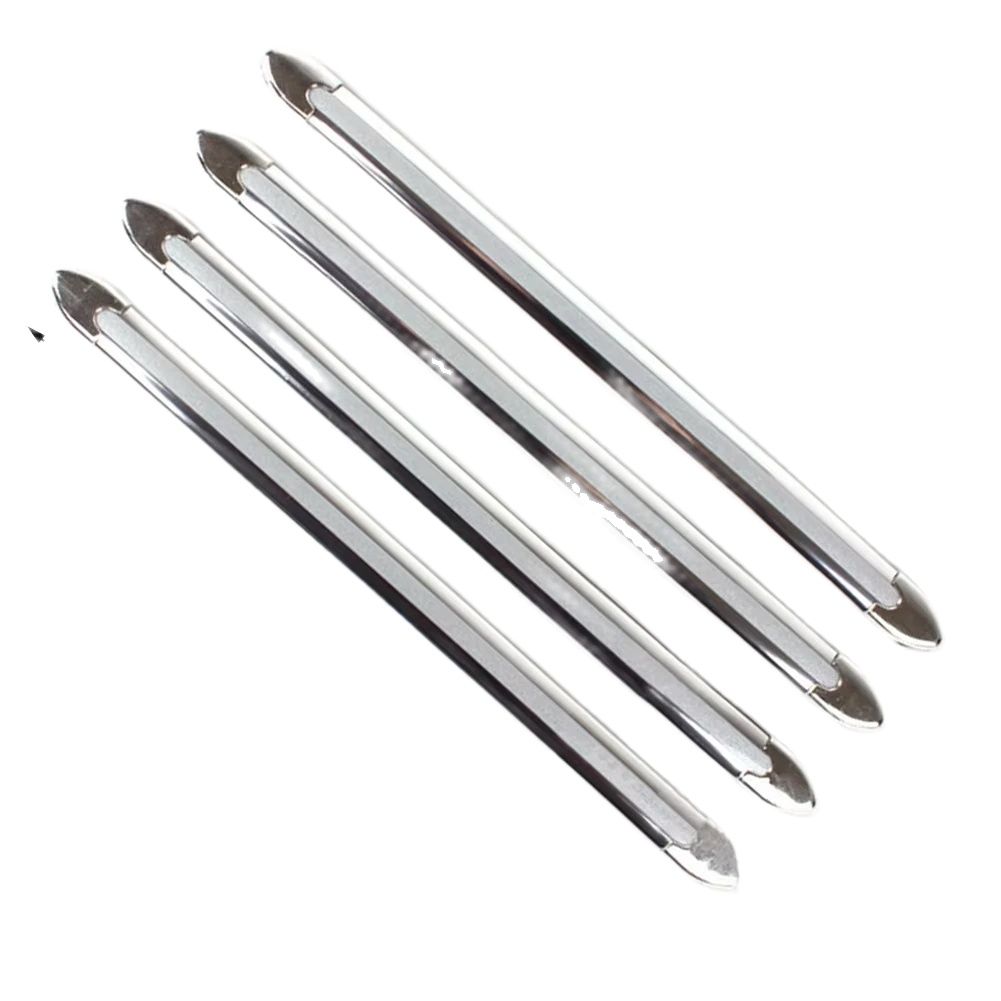 4pcs Car Edge Anti-collision Strip Bumper Protector Protective Guard Bar Anti-rub Scrape Bumper Crash Styling Car Accessories