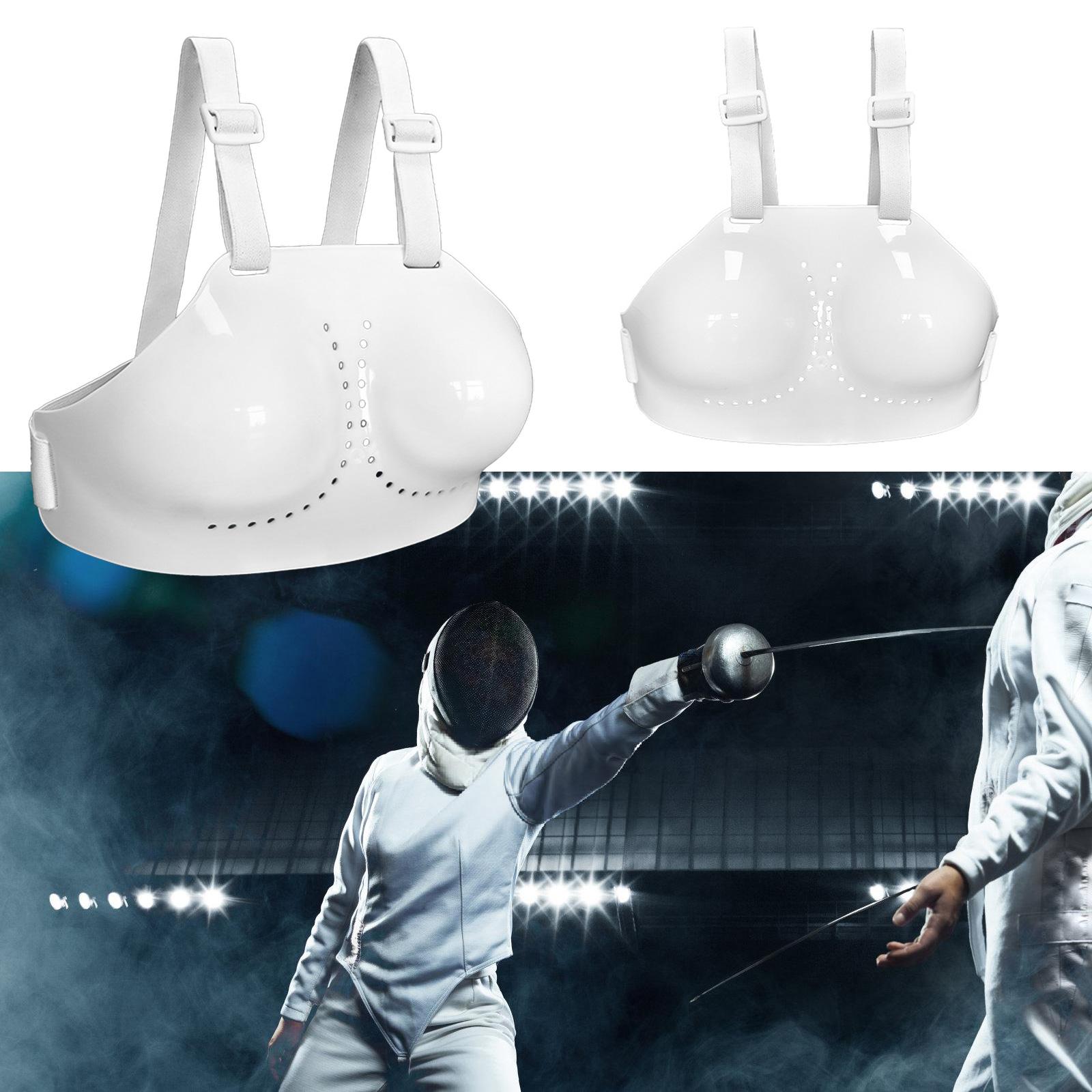 Womens Fencing Chest Protector Fencing Guard Breast Protector Sparring Training Fencers Fencing Guard Chest Protections