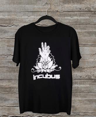 2001 Incubus Band Short Sleeve Cotton Black All Size TShirt Streetwear Harajuku