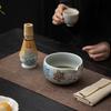 Japanese Matcha Tea Set Bowl Bamboo Whisk Teaspoon Sets Tea Maker Cup for Tea Lovers Gifts Tea-making Ceremony Accessories New