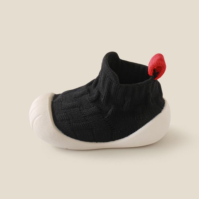Spring Baby Soft Walking Shoes Infant First Walker Shoes Cute Walking Shoes for Boys Girls Newborn Toddler Floor Shoes 0-30M 11.5cm чёрный