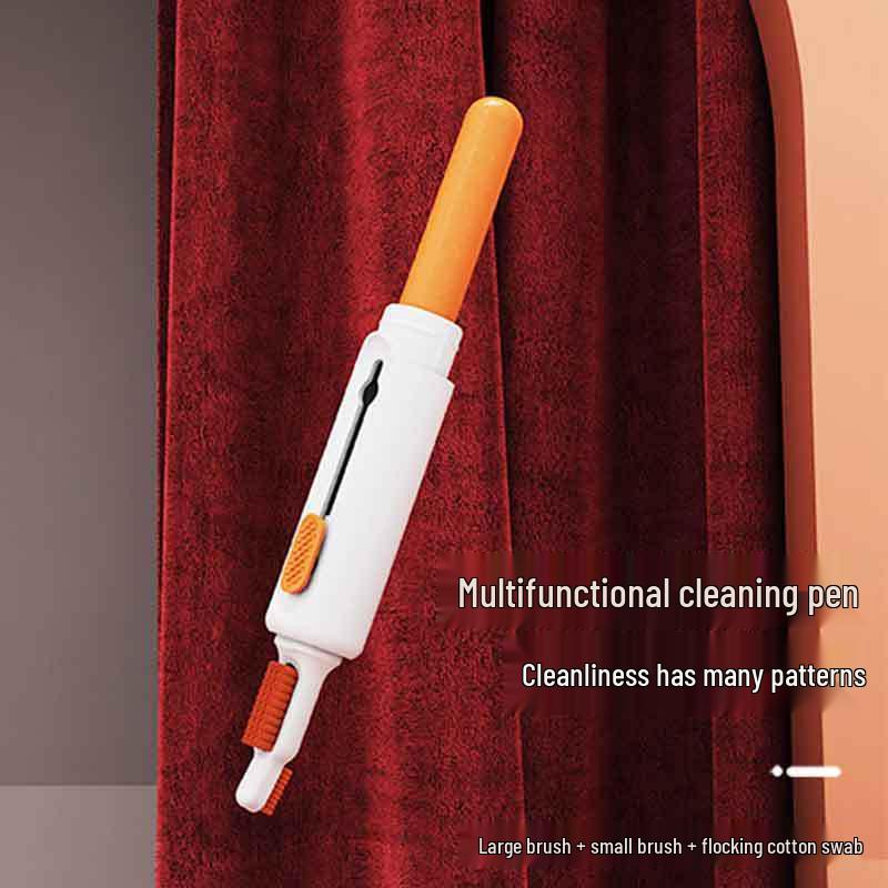 8-in-1 Multi-Functional Keyboard Cleaning Set with Bluetooth Earphone, Screen Cleaner, Dust Remover & Keycap Puller