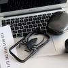 Creative Frosted Hollow Spider Case for iPhone 17 Pro Max - Trendy 3D Protective Cover for Apple 16