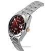 BULOVA Surveyor Stainless Steel Burgundy Dial Automatic 98B422 Men's Watch