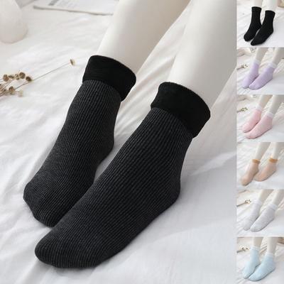 Γυναικείες κάλτσες Skateboard Sock Floor Socks Snow Socks Plus Velvet Thickening