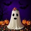 Halloween Treat Display Bowl Specters Candy Dish for Entry Tables and Party Setups, Open Top Server for Small Snacks
