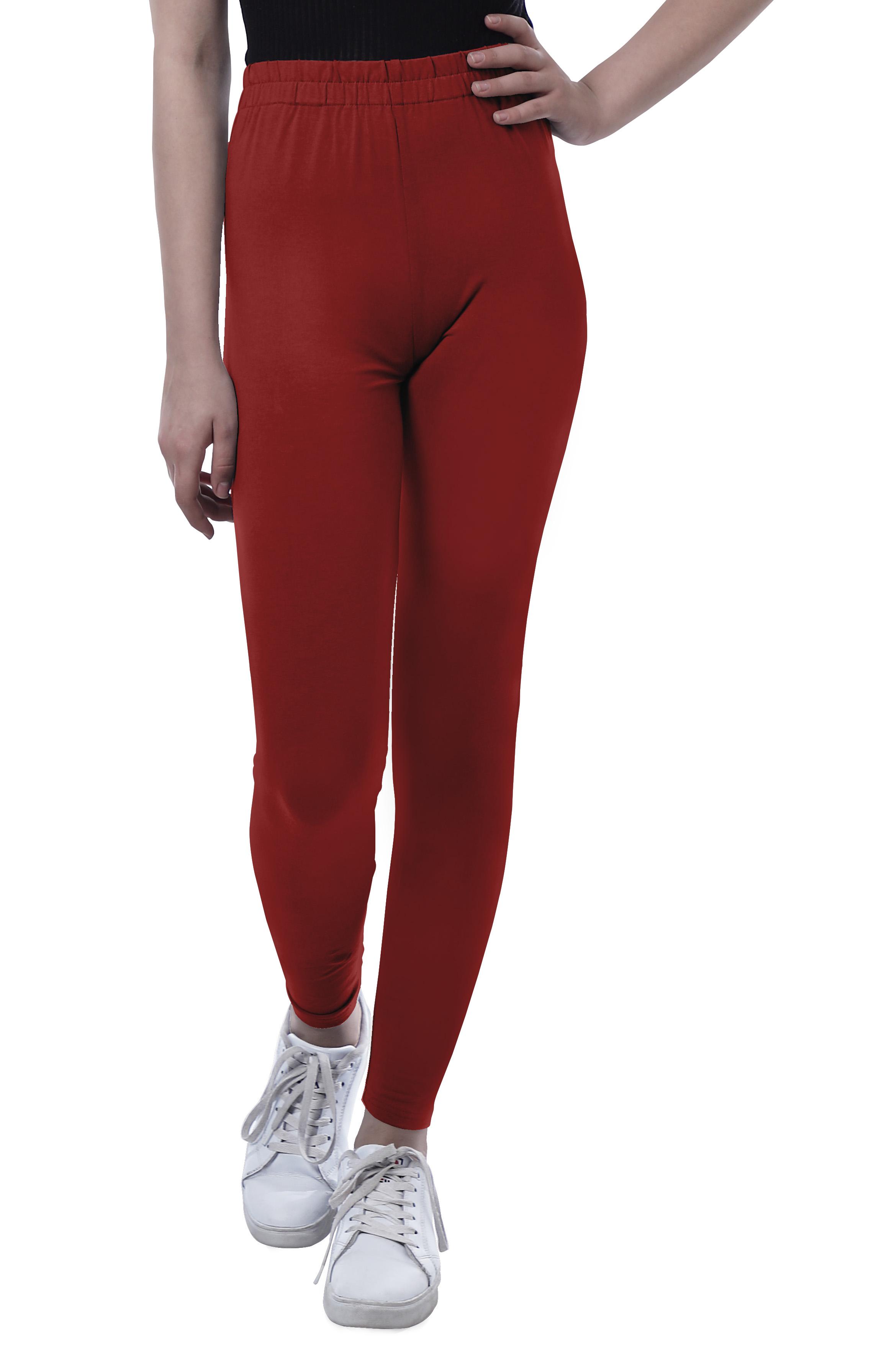 

Moomaya Жіночі стрейч-труси Super Soft Yoga Leggings для жінок Kurtis XS червоний