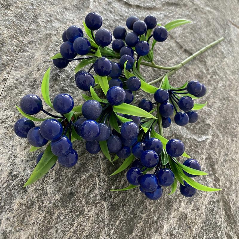 

Style Chinese Red Faux Prosperity Fruit For Home Office Living Decoration Room Blue