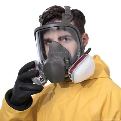 SJL 27 In 1 6800 Industrielle Lackierspritzmaske Gasmaske 3 In 1 Anzug Sicherheit Arbeit Filter Staub Vollgesichtsmaske Gasmaske