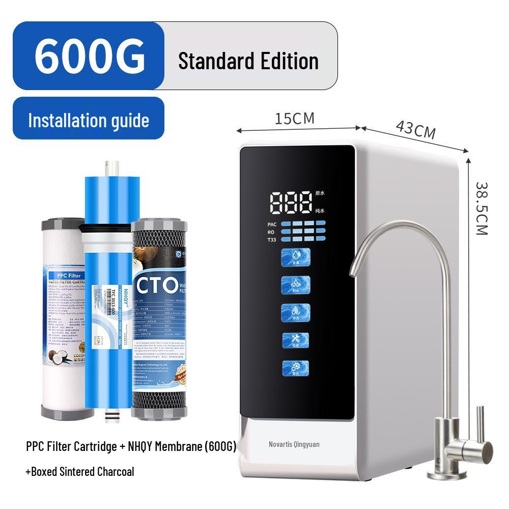 Novartis Qingyuan 600G RO Membrane Under-Sink Water Purifier for Direct Drinking