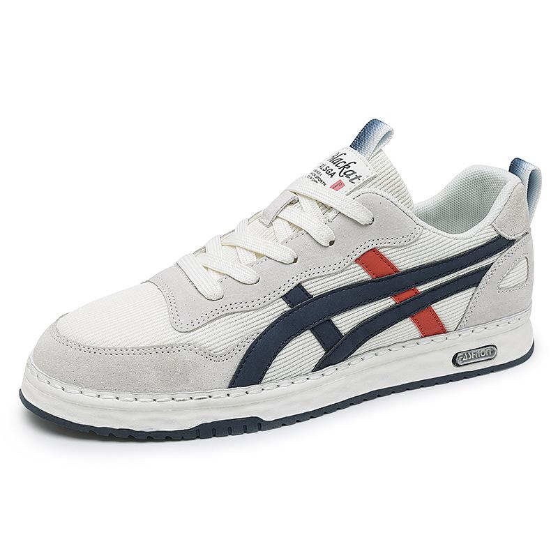 

Summer fashion outdoor contrasting street shoes Korean version retro thin low-top lace-up shoes men s casual sports shoes 44