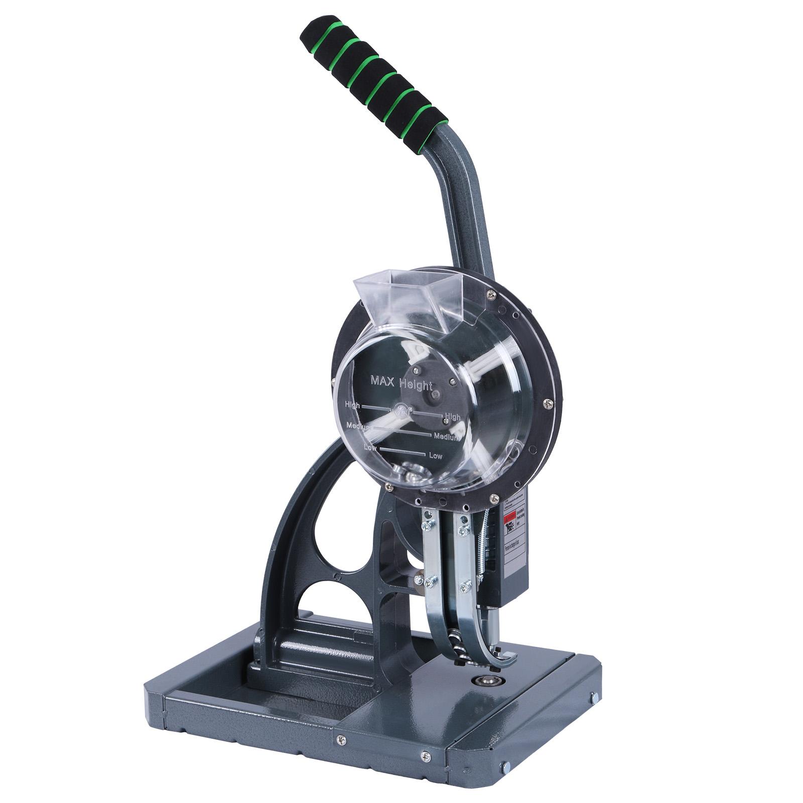 Semi Automatic Tarpaulin Eyelet Press with 5000Pcs Metal Eyelets Eyelet Punch Tool 10mm for Fabric Leather Banners DIY Projects чёрный