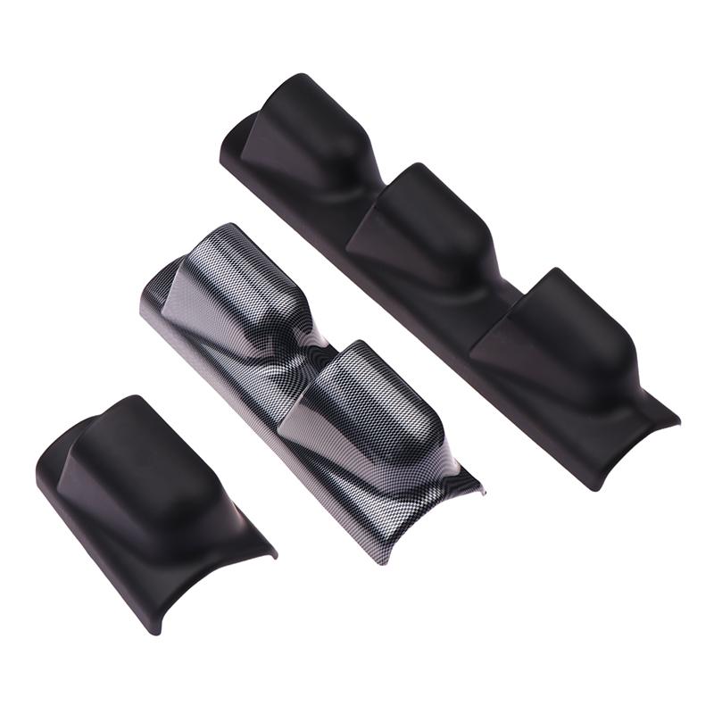 Supporto per Manometri Universale per Auto da 2 Pollici 52 Mm Nero Singolo Doppio Triplo Pod Sinistro per Auto con Guida a Sinistra per Pod da 2 Pollici 52 Mm