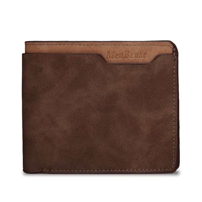 

[TOEDNNQI] wallet men s bifold wallet wallet billfold multifunctional male folding wallet bifold birthday present gift brown