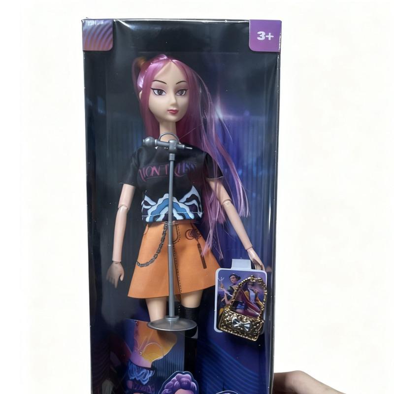 

Kpop Мисливці на демонів Співаюча лялька Аніме Румі Міра Зої Фігурки з музикою Модель Декор Іграшка Дитячий День народження Різдвяний подарунок Singing doll