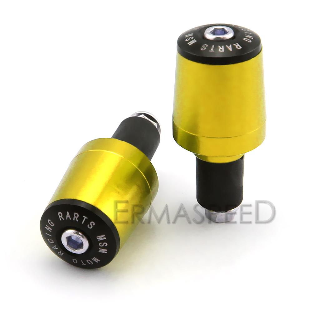 7/8'' Motorcycle Handle Bar Ends Grip Aluminum Handlebar Grips Cap Anti Vibration Slider Plug Dirt Bike Motocross