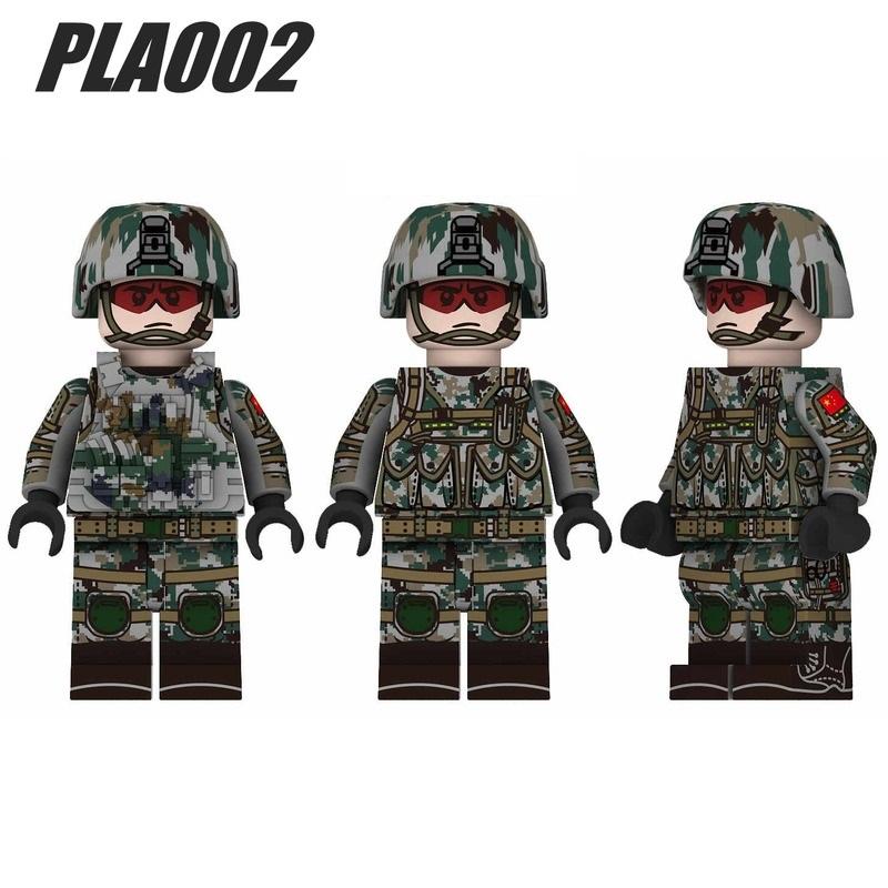Army Border Patrol Military Mini Figures Building Blocks Toys