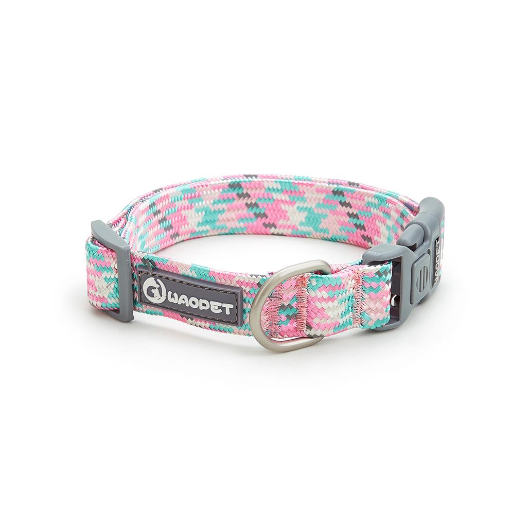 Adjustable Puppy Dogs Collar Medium Large For Dog Choker Ring Durable Reflective Nylon Pet Cat Collar Breathable Bulldog Harness
