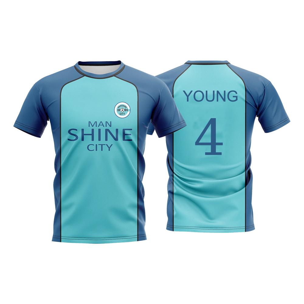 Blue Lock NAGI Man Shine City Trikot Japanisches Anime Cosplay Fußballuniform Atmungsaktives Sport-T-Shirt Hyoma Chigiri Tops Unisex