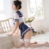 1 Set Sexy Uniform Cosplay Improve Ambience Soft Student Uniform School Girl Ladies Erotic Costume for Couple