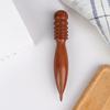 Professional Leather Edge Polishing Tool Multiuse for DIY Leatherwork Projects Wooden Handle for Smooth Finishing