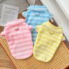 New Dog and Cat Clothing - Lace Knitted Bubble Sleeve Pullover - Pet Summer Wear
