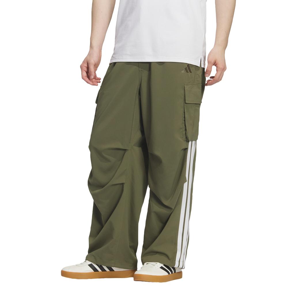 ADIDAS Loose Fit Light Woven Cargo Pocket Straight Leg Pants Kq6924