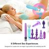 8-teiliges Sexspielzeug für Frauen, Handschellen für die Sitzung, Analplug, Vibrator, weibliches BDSM-Erotikzubehör, Sexulaes-Spielzeug für Erwachsene