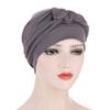 Comfortable Polyester Turban Hat With Braid Design For Men And Women