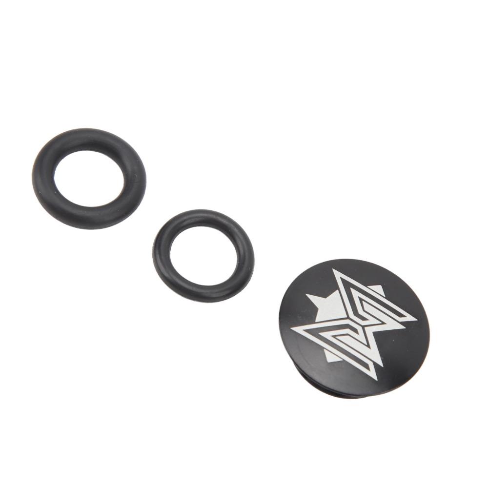 Aluminum Alloy Bike Crankset Dust Cover With Rubber Rings Crank Arm Dust Cover for Bike Crankset