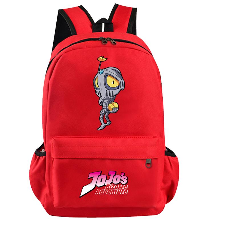 Anime Printed Adventure Backpack for Teen Gift School Bag Canvas Bookbag Girl Kawaii Rucksack Student Back To Schoolbag