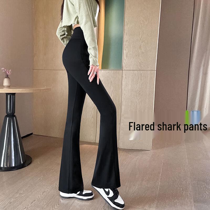 Langsaha Women's High-Waist Flare Leggings