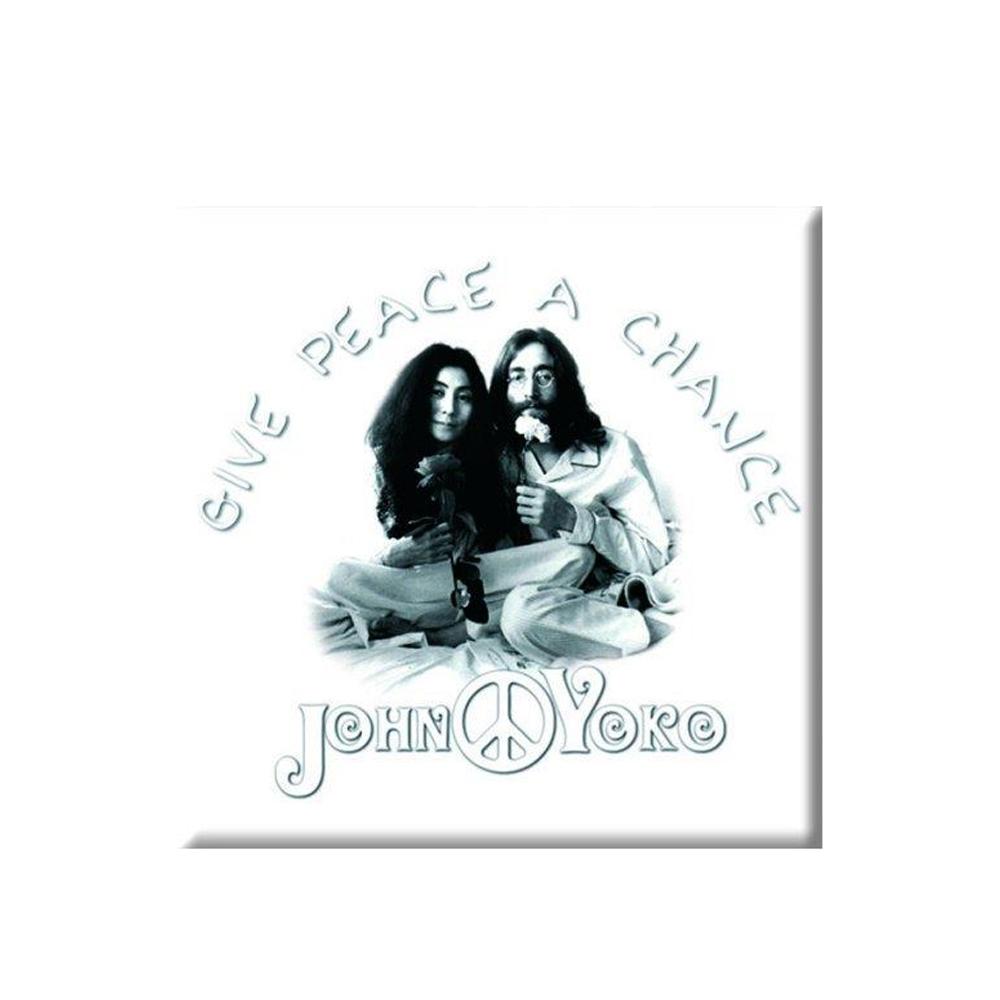John Lennon Give Peace A Chance Fridge Magnet