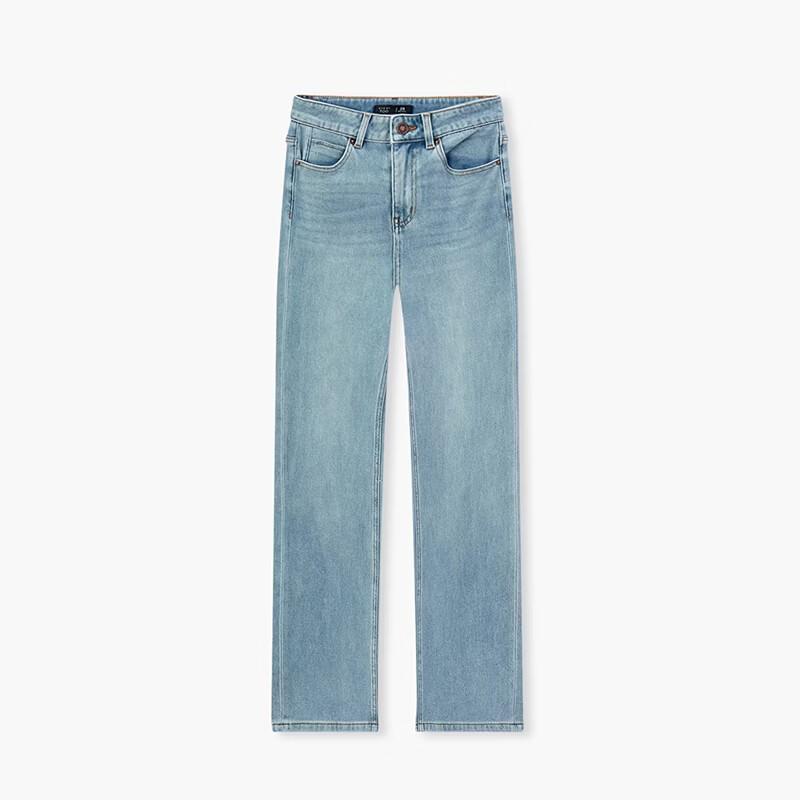 EICHITOO Women's Four-Way Stretch Straight-Leg Jeans