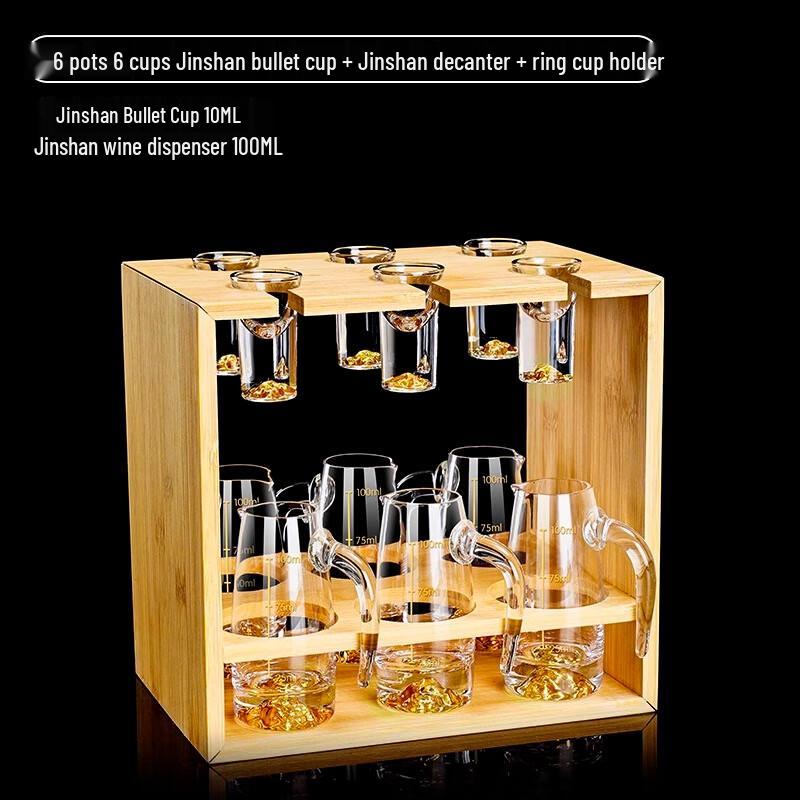 Luxury Ceramic Baijiu Decanter & Glass Set