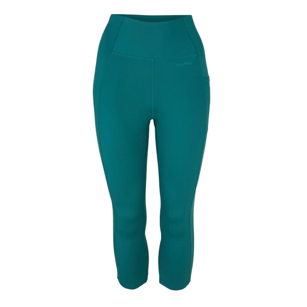 USA Pro Womens/Ladies Cropped Leggings