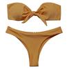 Women's Sexy Bow Tie High Cut Bandeau Bikini Set Two Piece Swimsuit