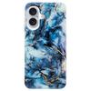 For iPhone 16 TPU Case Marble Pattern Print Protective Phone Cover