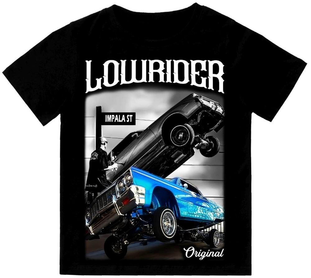 

Low Rider Original Blue Impala 64 T-Shirt Print On Shaka Wear Heavyweight Tee Unisex T-Shirt S
