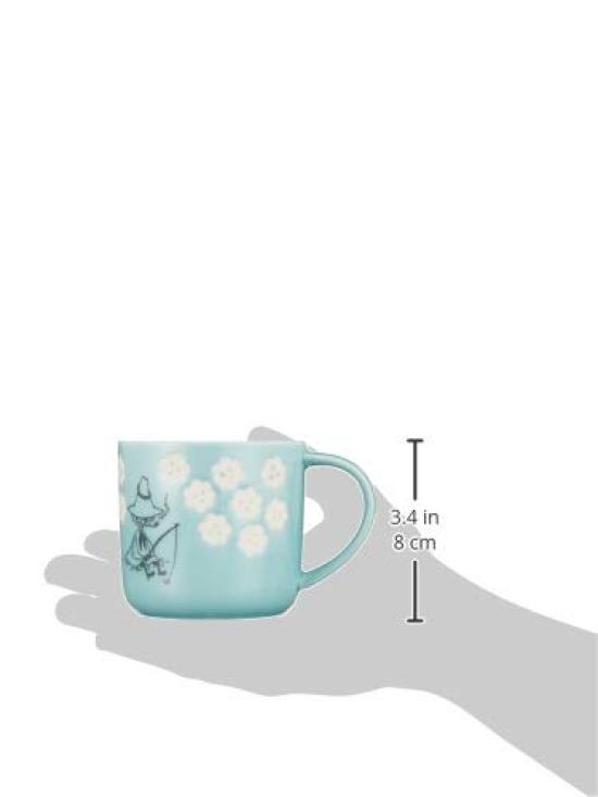 Yamaka Shoten MOOMIN Florit Microwave and Dishwasher Safe Moomin Nordic Day Wedding Made In Mug, Snufkin, Approx. 350ml, (Wooden Box), Merchandise,