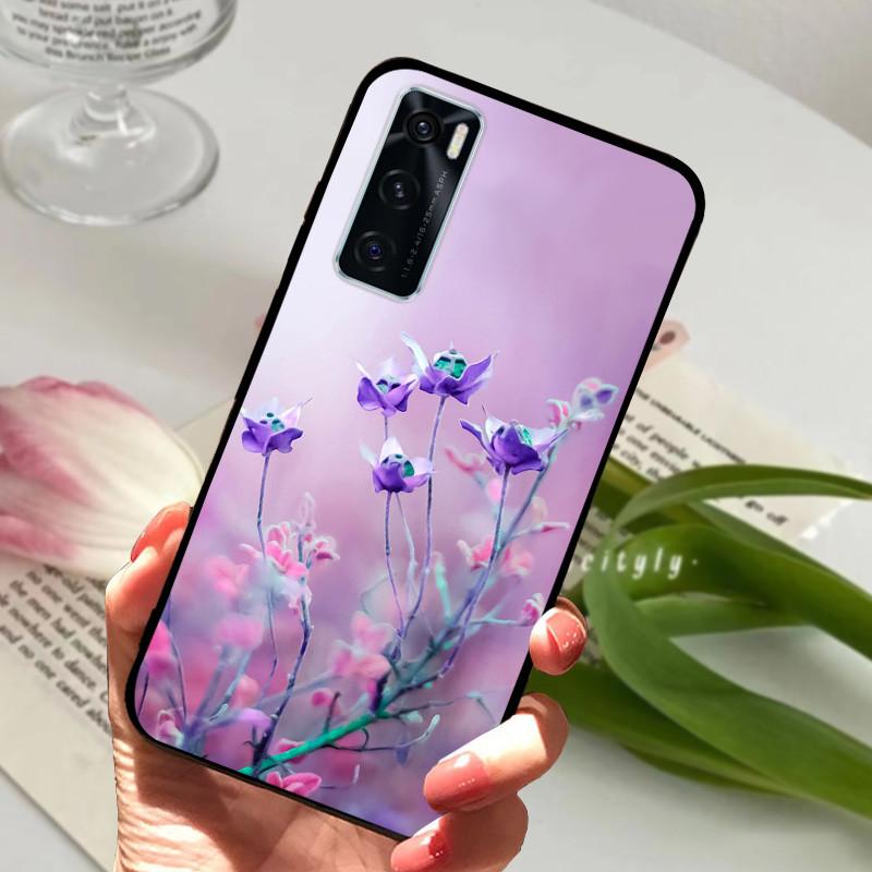 

Для Vivo V20 SE Чохол Тварини Мультфільм М який Силікон Funda для Vivo V20 SE V2022 V2023 Чохол для Телефону VivoV20SE Чорний Coque 6.44 дюйма For Vivo V20 SE