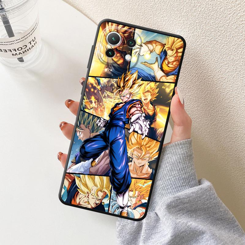 Dragon Ball Anime Goku Black Soft Phone Cover Case for Xiaomi Mi 12X 11 12 13 Lite 10T 11T 12T Pro 13 14 15 Pro