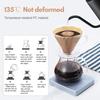 PC + ABS Digital Coffee Scale Built-In Battery Digital Kitchen Scale  Cooking and Baking