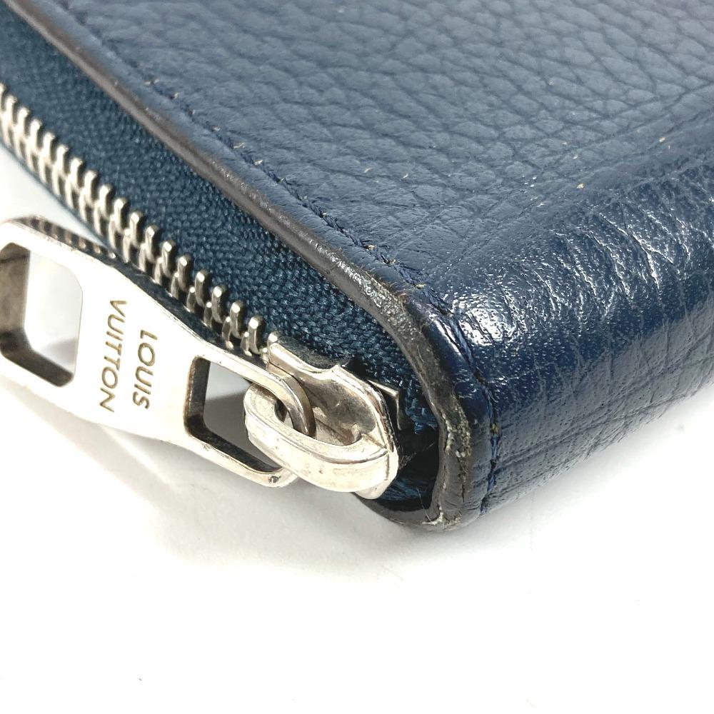Louis Vuitton  M58823 Zippy Wallet Vertical Zip Around Long Wallet Leather Navy