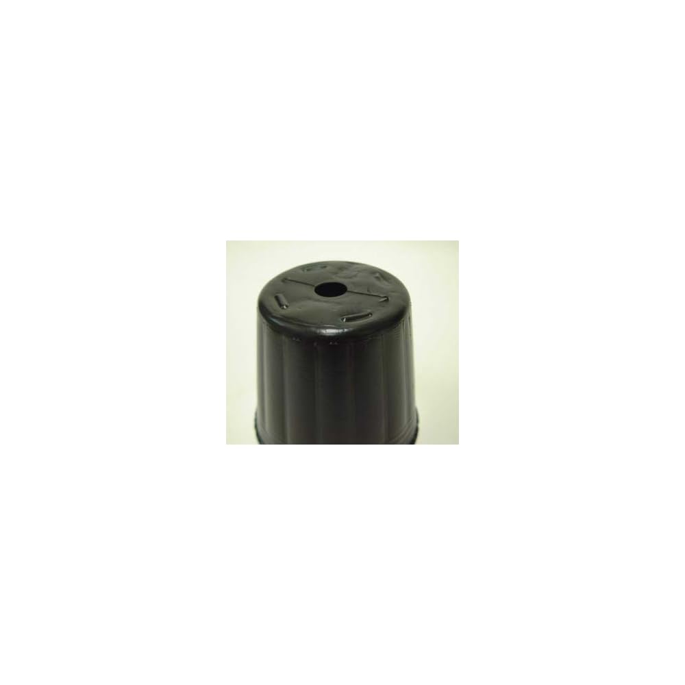 Poly Pot 9cm Black 100 Pack Plastic Plant Pots