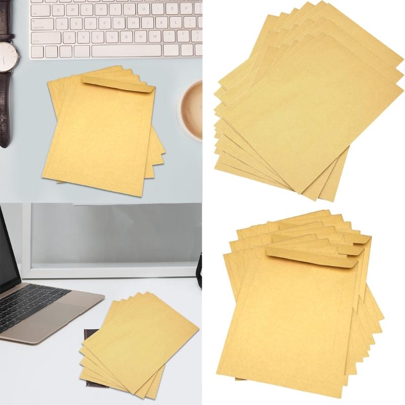 50Pcs Self Seal Envelopes No Window Envelopes File Envelopes For Documents File, Meeting Paper, Receipt, Picture, Photo