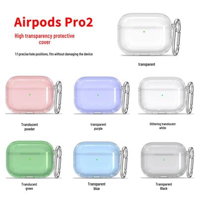 Capa Protetora Transparente de Silicone TPU Compatível para Apple AirPods Pro 2 - 4ª Geração