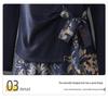 Elegantní jarní květinová midi sukně a sada s halenkou s dlouhým rukávem pro maminky