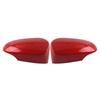 1 Pair Car Left & Right Side Rearview Mirror Cap Cover Fit for Toyota Corolla 2014 2015 2016 2017 2018 Red Plastic