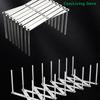 Retractable Foldable Stainless Steel Plate Dish Holder Shelf Pot Lid Rack Pan Lid Organizer Tableware Storage Kitchen Gadgets